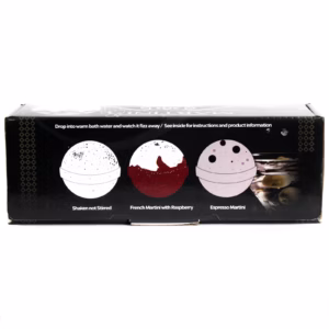 Set of Three Martini Bath Bombs
