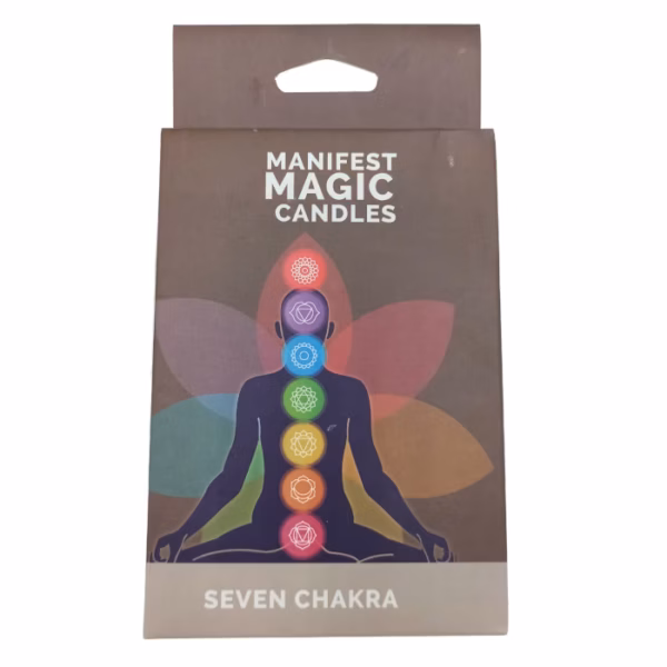 Zeven Chakra Manifest Kaarsen (Pak Van 7) - Afbeelding 3