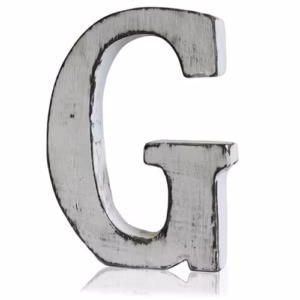 Shabby Chic Bokstaver - G