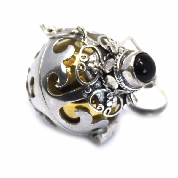 Silver Angel Bell - Dreams - 18mm - Image 2