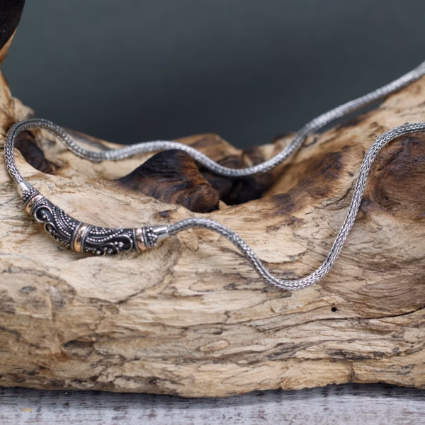 Armbånd I Sølv Og Gull - Tribal - Bilde 3