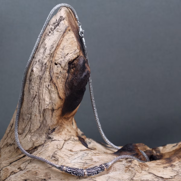 Armbånd I Sølv Og Gull - Tribal