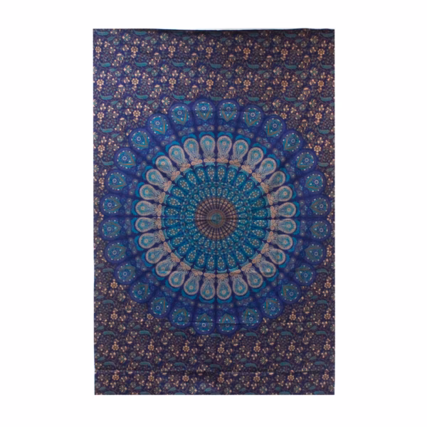 Enkelt Bomullsöverkast + Väggdekoration - Klassisk Mandala