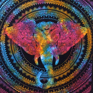 Dessus Lit/Tenture - Med Tête Éléphant