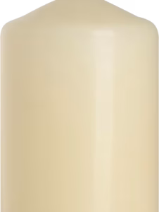 Enkelt Søylelys 60x100mm - Elfenben