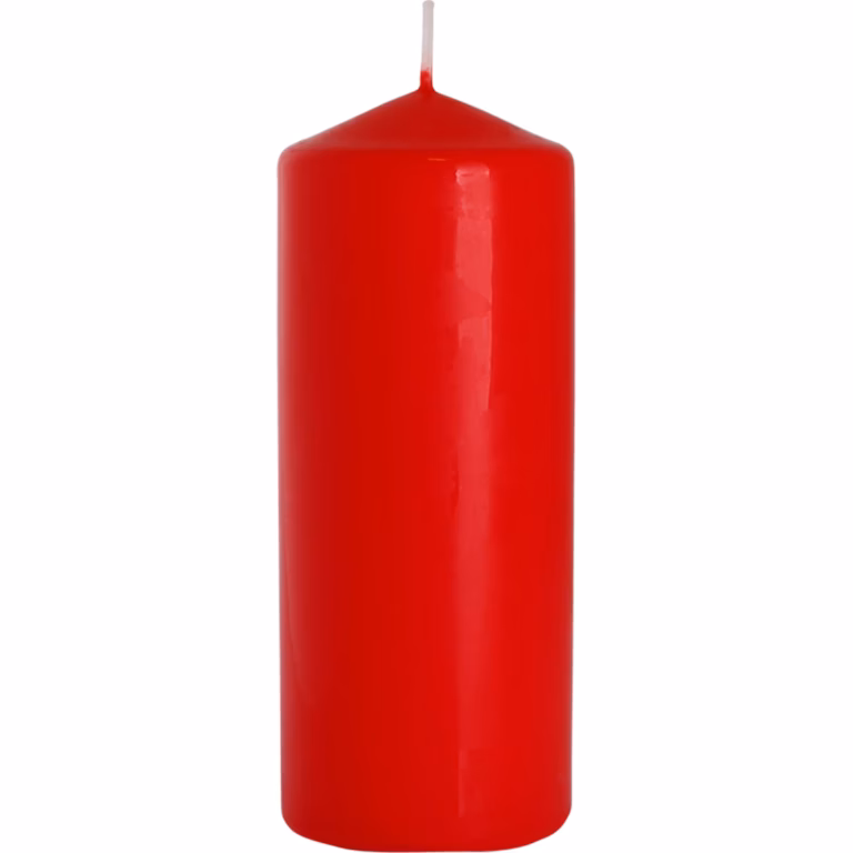 Single-Pillar-Candle-60x150mm-Red-1