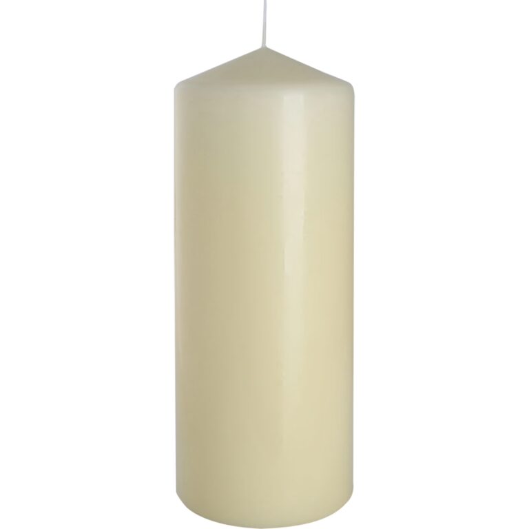 Single-Pillar-Candle-80x200mm-Ivory-1