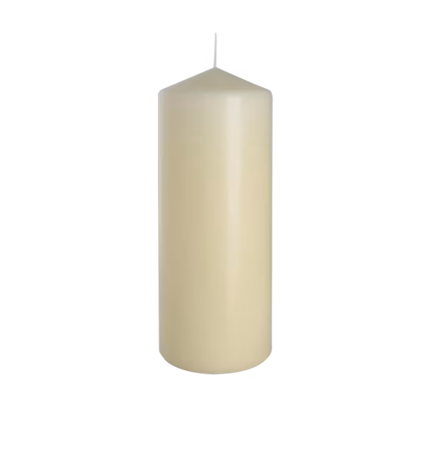 Single Pillar Candle 80X200Mm - Ivory - Image 7
