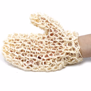 Sisalschwamm und Peeling - Peelinghandschuh