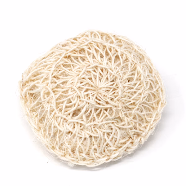 Sisal Sponge And Scrub - Blød Rund Eksfolierende Pude - Billede 5
