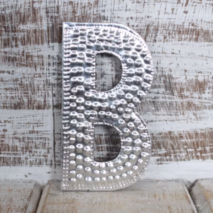 Arty Aluminum Letters - B - Klein
