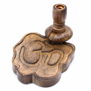 Mango Wood Backflow Burner - Ohm - Small