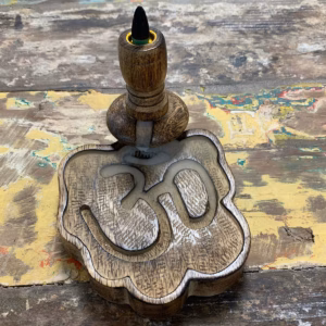 Mango Wood Backflow Burner - Ohm - Small