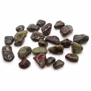 Pose med 24 Små Afrikanske Tromlede Stener - Dragon Stones