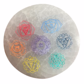 Ladeplate 8 cm - Chakra-Design - Farge Liten