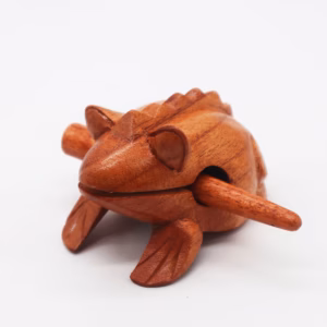 Coaking Wooden Frog - Small