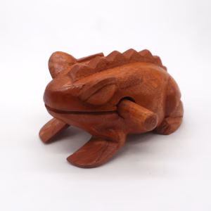 Coaking Wooden Frog - Small