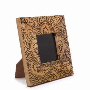 Bilderamme I Mangotre (For 10x15cm) 20x20x2cm - Buddha - Svart Liten