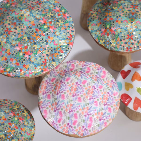 Lille Champignon - 10Cm - Pastelhjerter - Billede 4