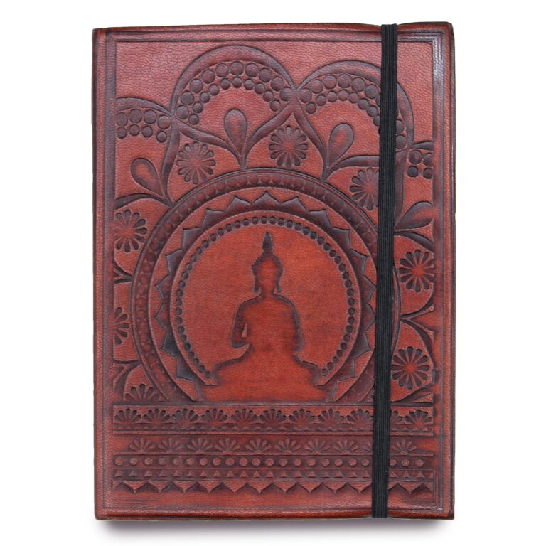 Small-Notebook-with-strap-Tibetan-Mandala