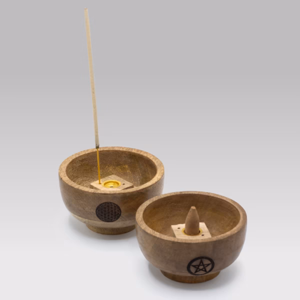 Pequeño Cuenco Ritual Para Conos De Incienso 11X6Cm - (Surtido) - Imagen 2