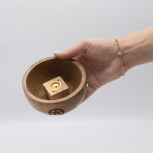 Porte - Cône d'Encens Bol Rituel - Asst Pentagone Etc - Petit