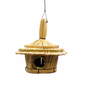 Round Seagrass Bird Box - Small