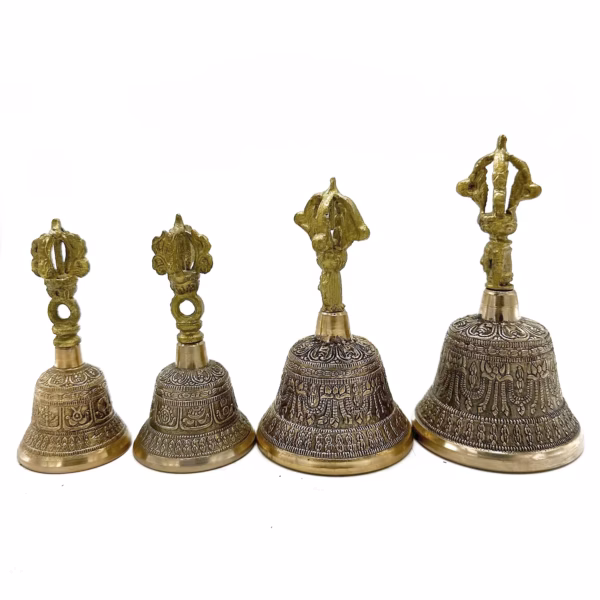 Tibetansk Tingsha-Klokke - 5x11Cm Liten - Bilde 2