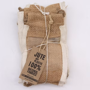 Vasket Jutepose - 10x15cm
