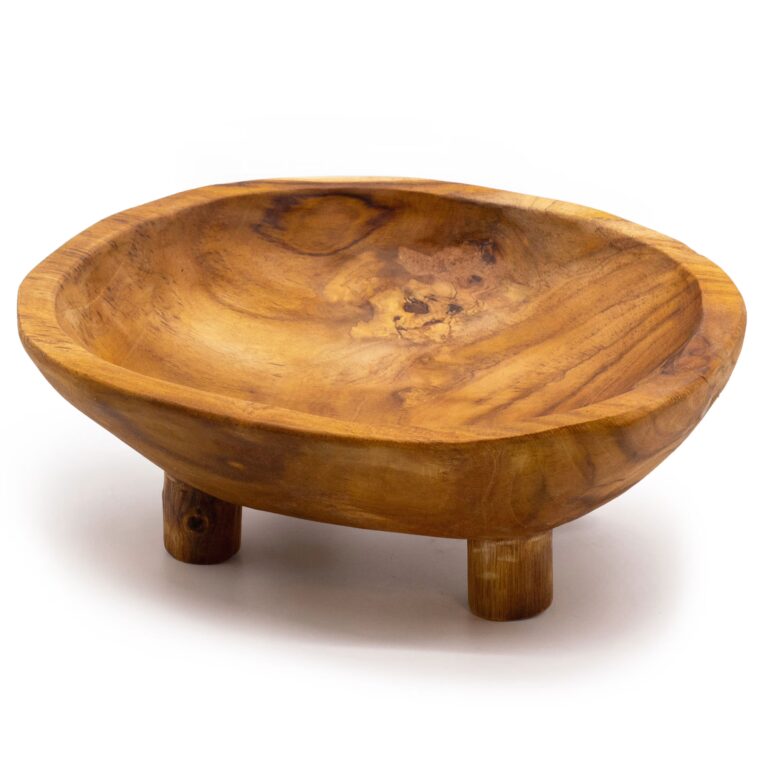 Smooth-Teakwood-Fruit-Bowl-on-Legs-30x23x10cm