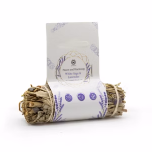 Smudge Stcik - Hvit Salvie Og Lavendel 10 cm