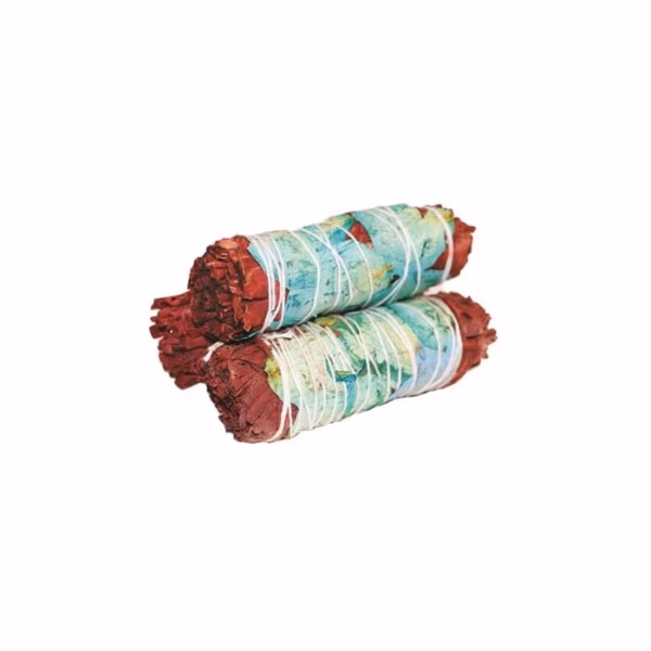 Smudge Stick - Dragons Blood Floral Sage 10Cm - Bilde 2