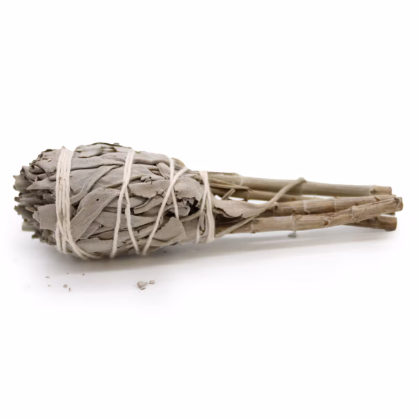 Smudge Stick - Mini Hvit Salviefakkel 10 cm - Bilde 3