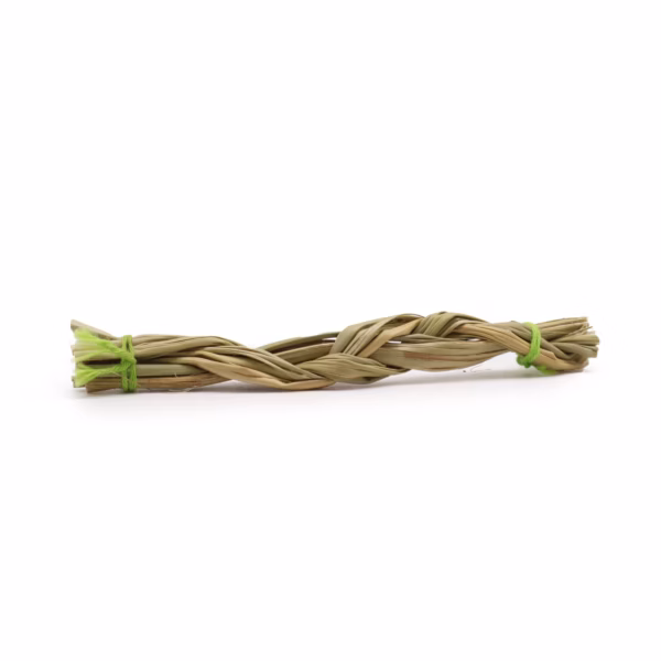 Smudge Stick - Sweetgrass Braid 10Cm - Image 4