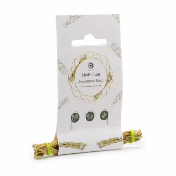 Smudge Stick - Sweetgrass Braid 10Cm