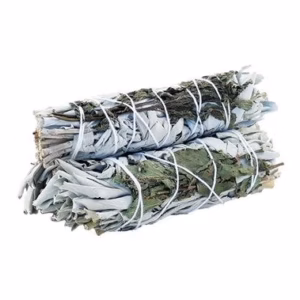 Smudge Stick - Hvit Salvie Og Peppermynte 10 cm