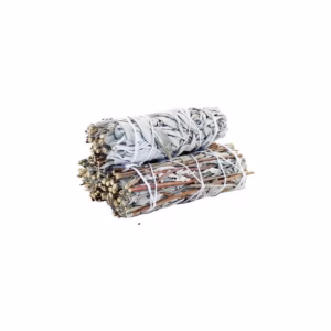 Smudge Stick - Hvid Salvie & Royal Salvie 10cm