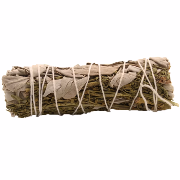 Smudge Stick - Hvit Salvie Og Ruda 10 cm - Bilde 2