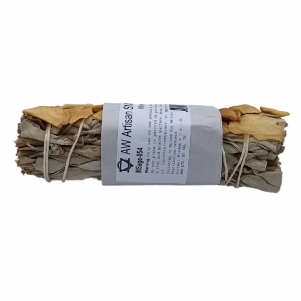 Smudge Stick - Hvit Salvie Og Hvitløk - Bilde 2