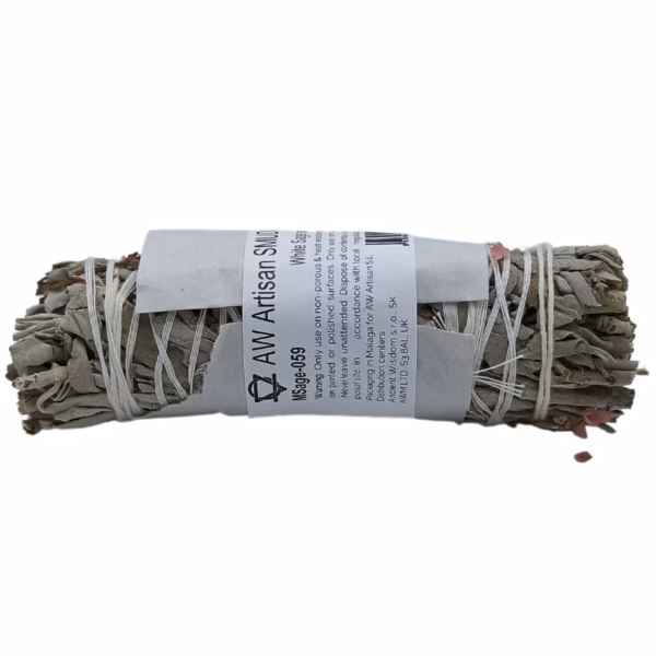 Smudge Stick - Hvid Salvie Og Pirulfrø - Billede 2