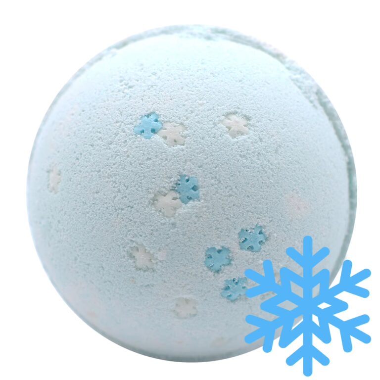 Snowflake-Bath-Bomb-Blueberries