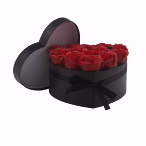 Seifenblumen - Geschenk - Blumenstrauß - 13 Rote Rosen - Herz