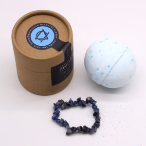Sodalith Edelstein Armband Badebombe