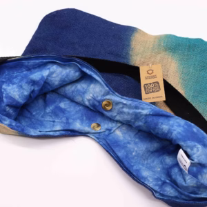 Zachte Blend Schoudertas - Denim Blauw