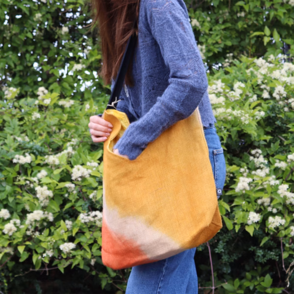 Skulderveske I Myk Blanding - Tumeric - Bilde 7