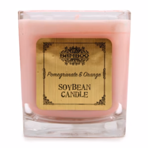 Soybean Candle - Pomegranate & Orange