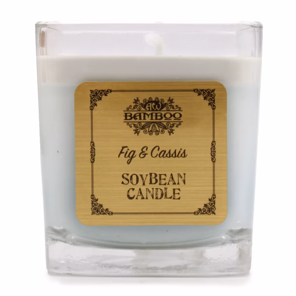 Soyabønne Duftlys i Krukke - Fig & Cassis - Bilde 3