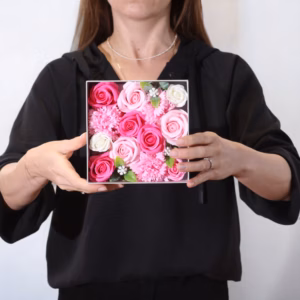 Quadratische Box - Baby Blessings - Rosa