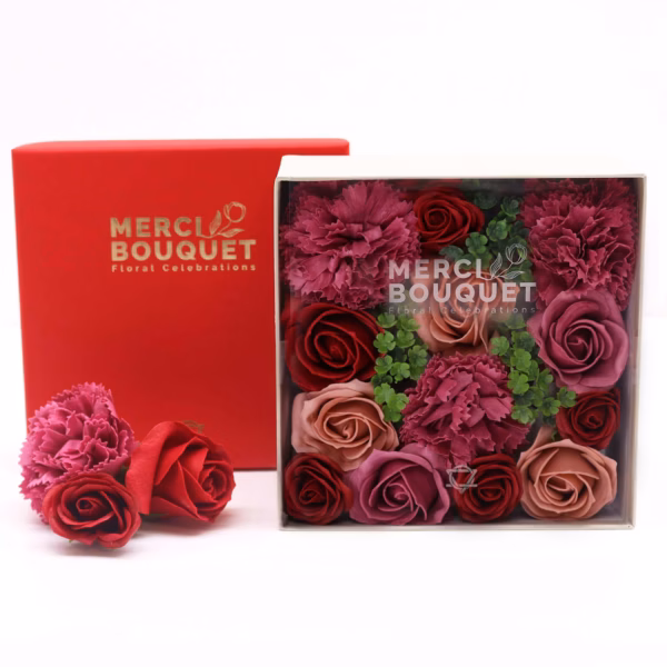 Boîte Carrée - Roses Vintage – Image 2
