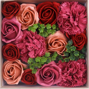 Boîte Carrée - Roses Vintage